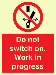 Do not switch on. Work in progress